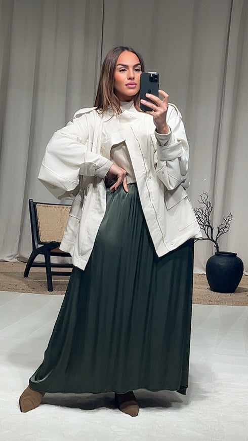 Jupe satinée ARIANA