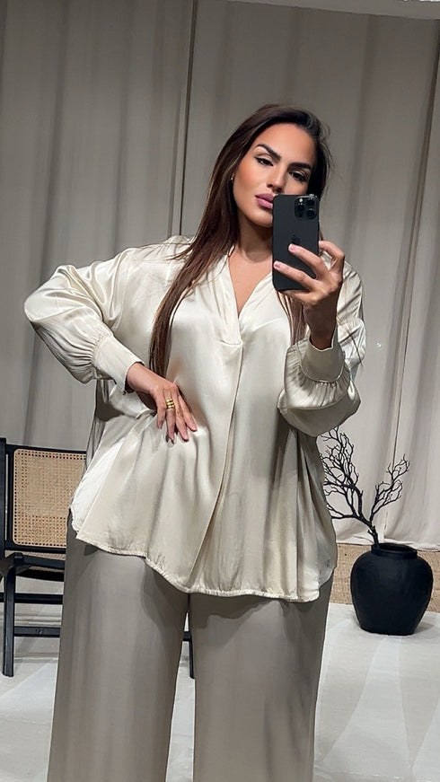 Blouse satinée ARIANA