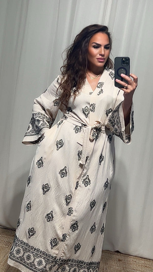 Robe CONSTANTINE à ceinture Abaya