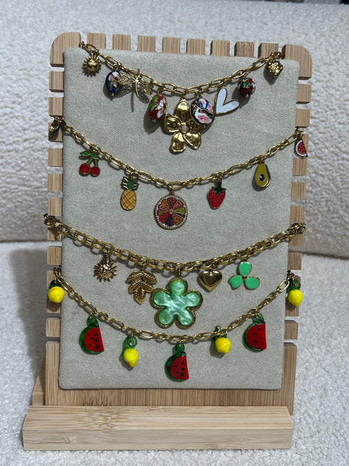 Collier multiples pendentifs bijoux