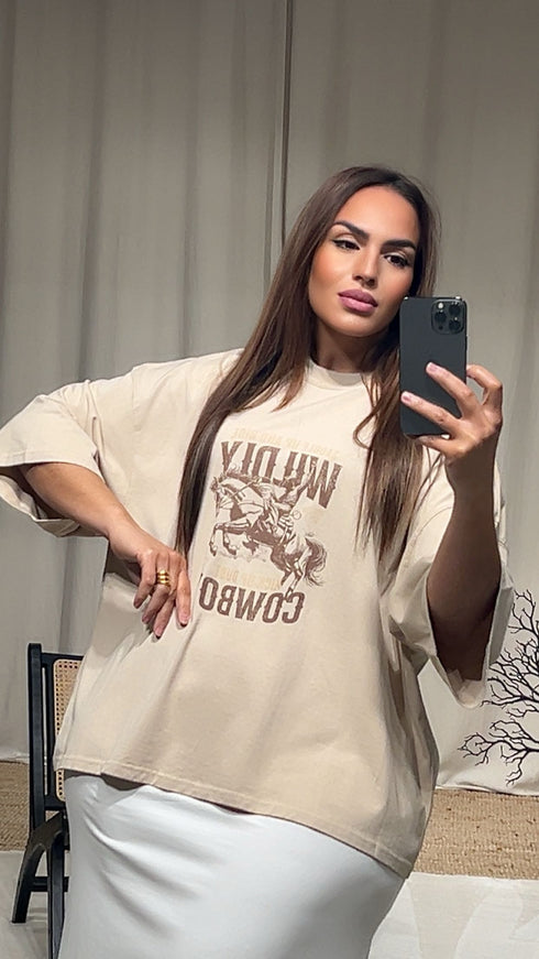 T-shirt oversize TEXAS