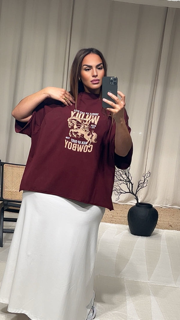 T-shirt oversize TEXAS