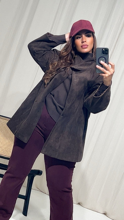 Veste suédine NAURA