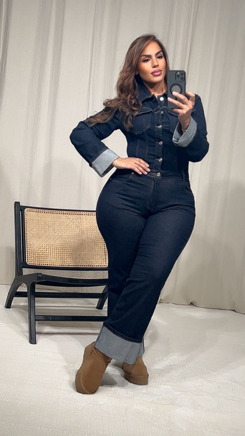 Combinaison jean brute CHARLOTTE